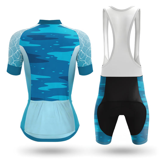 Blue Ocean Iceberg Women's Short Sleeve Cycling Kit