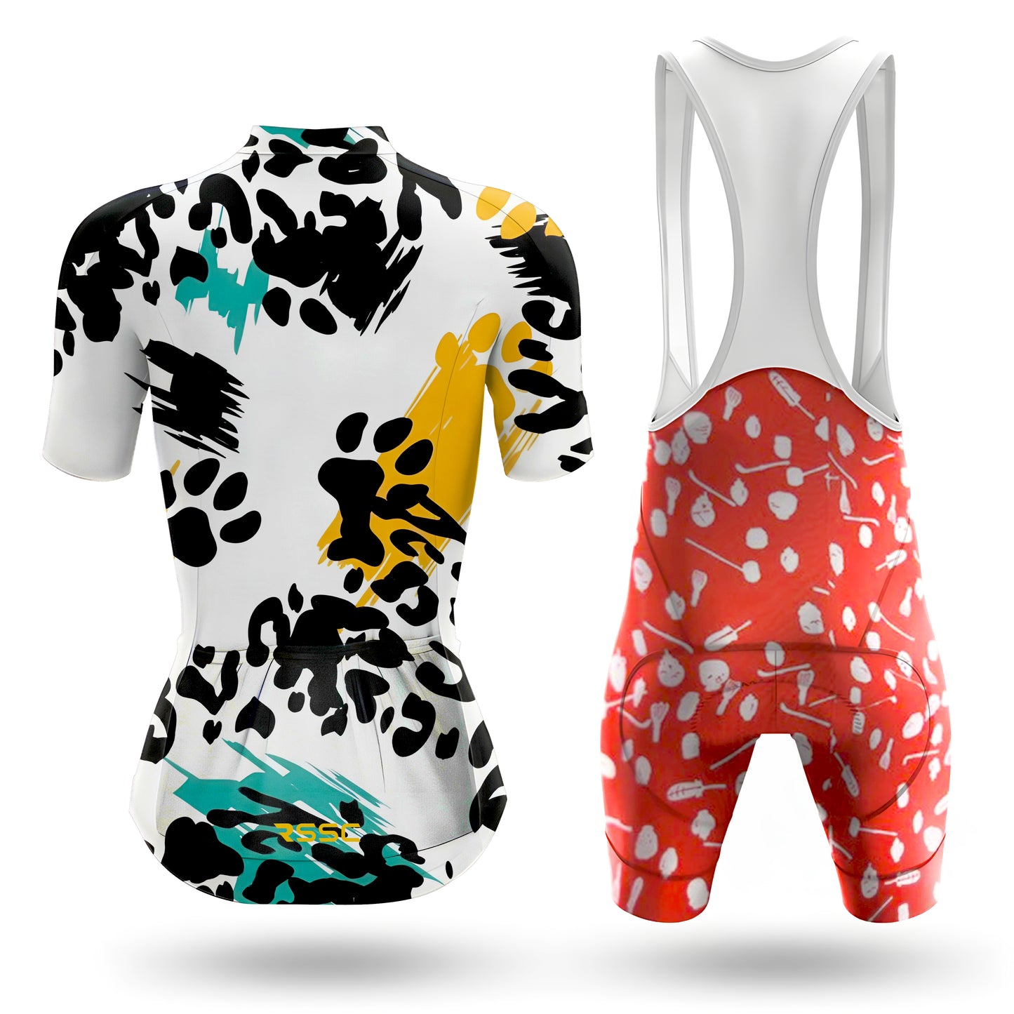 Cat And Dog Claws Women's Short Sleeve Cycling Kit