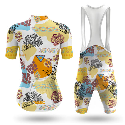 Tribal Savannah Women's Short Sleeve Cycling Kit