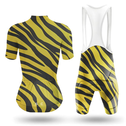 Tiger Stripes Women's Short Sleeve Cycling Kit