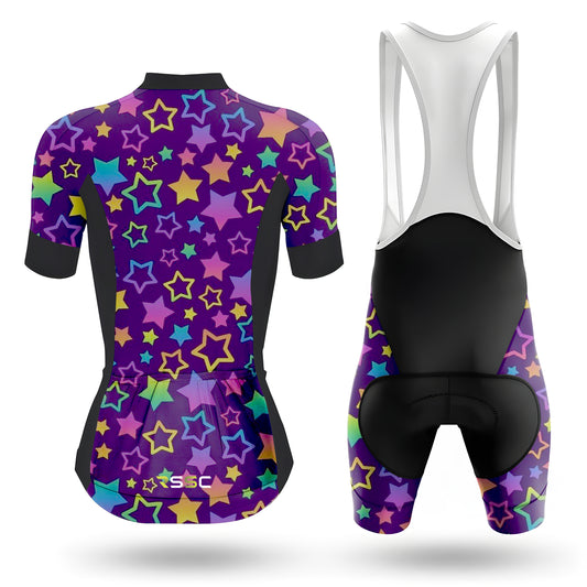Shining Stars Women's Short Sleeve Cycling Kit