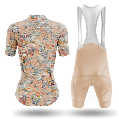 Blooming Flowers Women's Short Sleeve Cycling Kit