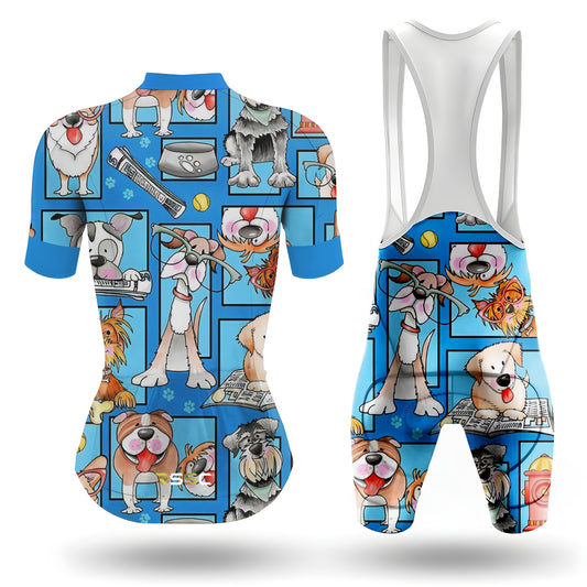 Puppy Women's Short Sleeve Cycling Kit