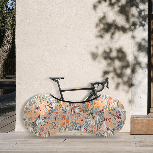 Blooming Flowers Bicycle Wheels Cover