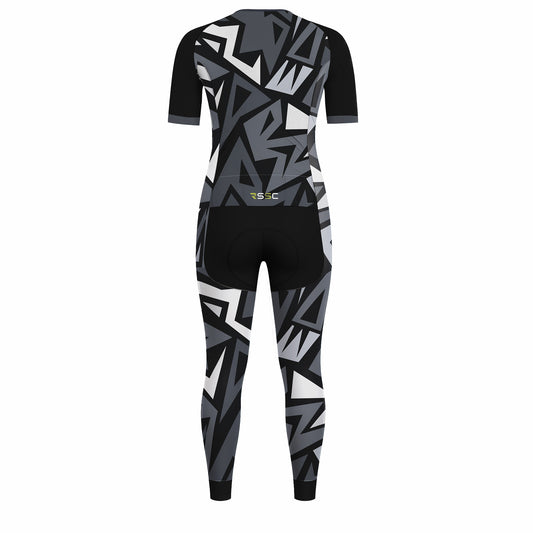 Blackout Shapes Men's Short Sleeve Triathlon Suit