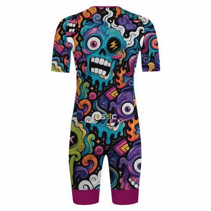 Alien Creatures Multicolor Men's Triathlon Suit