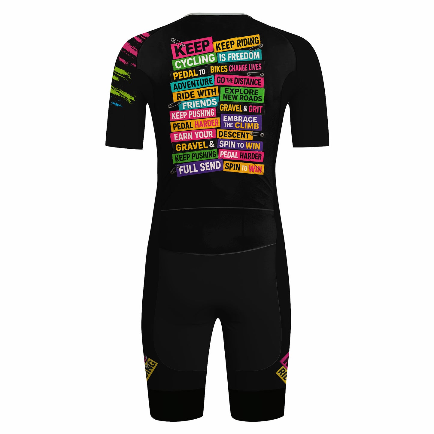 Graffiti Adventure Men's Triathlon Suit