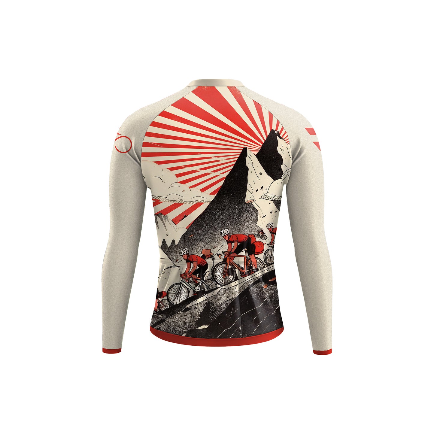 Crimson Ascent Pro Men's Long Sleeve Cycling Kit