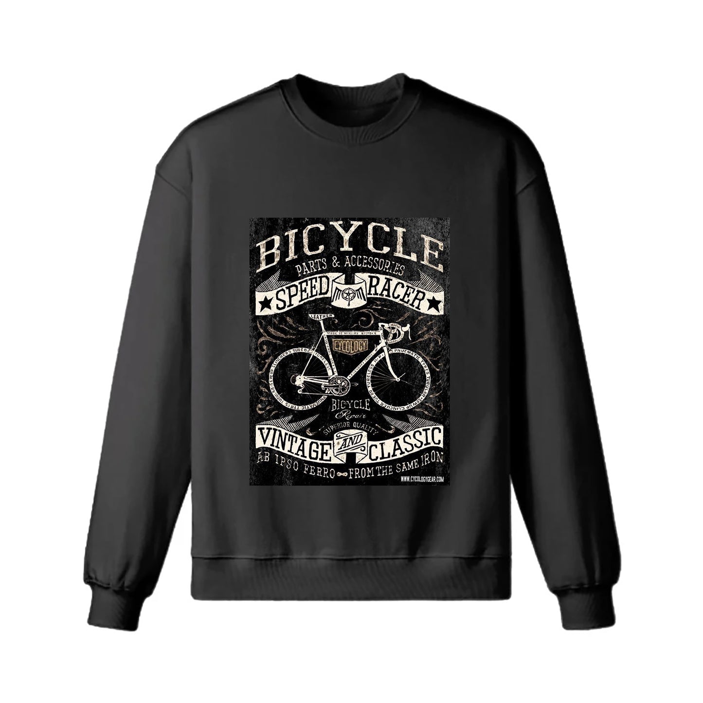 Sweat-shirt cycliste buveur de café