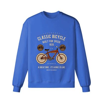 Sweat-shirt cycliste buveur de café