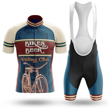 Retro Bikes And Beer Riding Club Men's Cycling Kit | Rsscsports