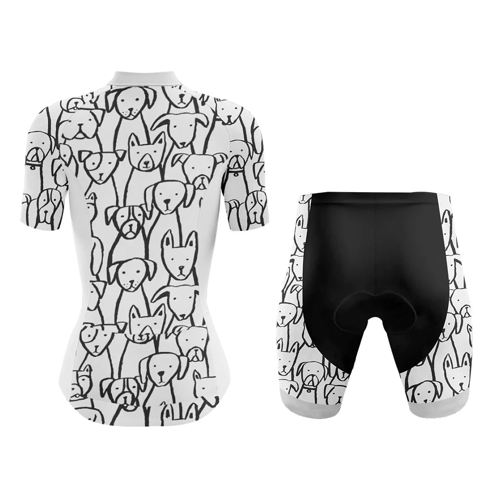 Dog Lover Women's Short Sleeve Cycling Kit