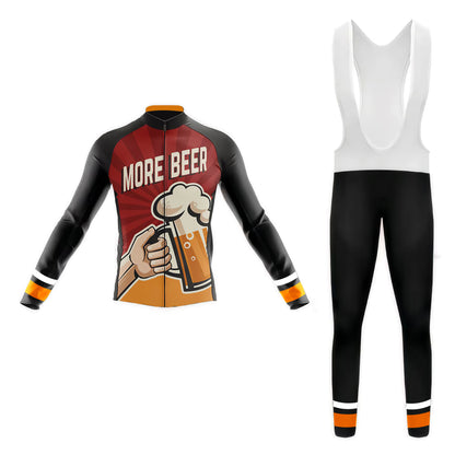 More Beer Langarm-Radsport-Set für Herren