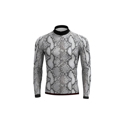 Python-like pattern Men's Long Sleeve Cycling Kit