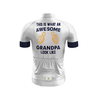 Awesome Grandpa Men's Short Sleeve Cycling Kit