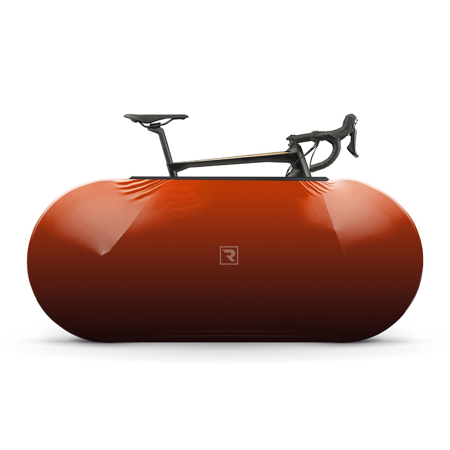 Orange Gradient Bicycle Wheels Cover