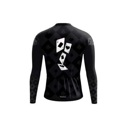 The Midnight Ace Men's Long Sleeve Cycling Kit