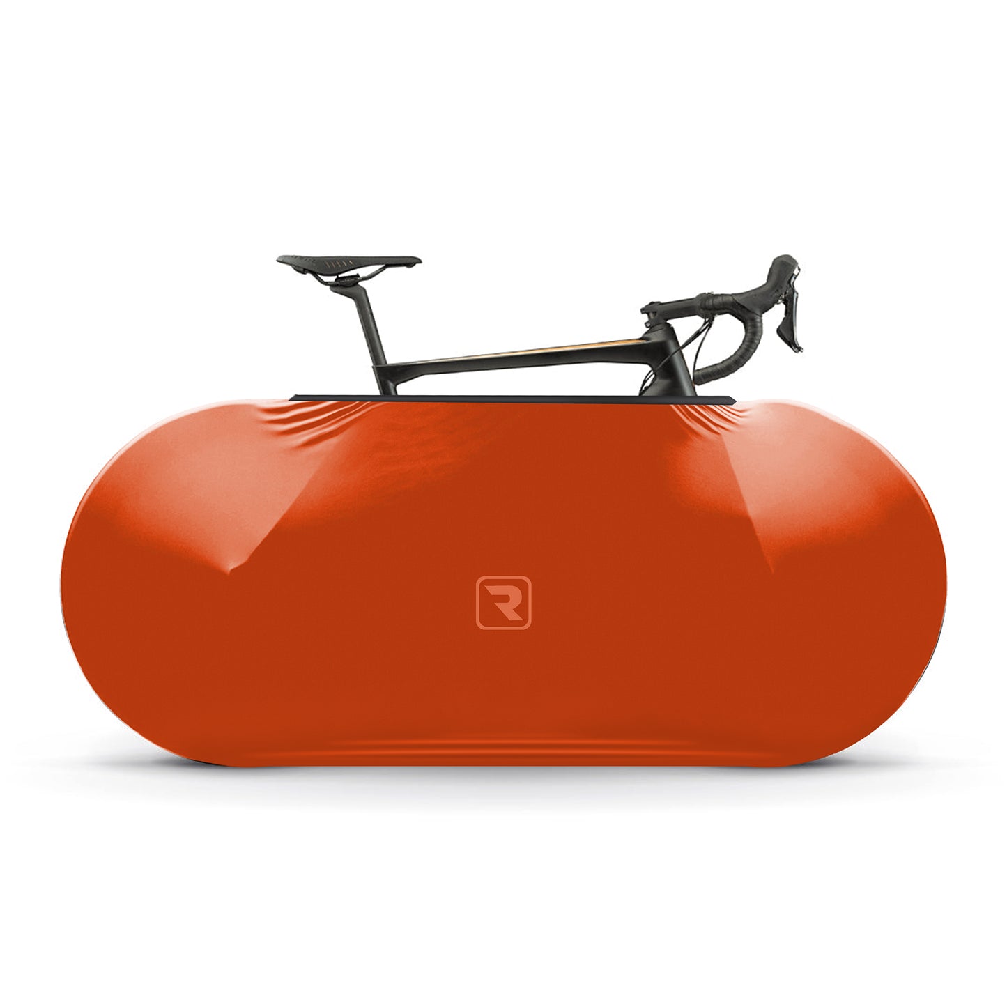 Orange Bicycle Wheels Cover