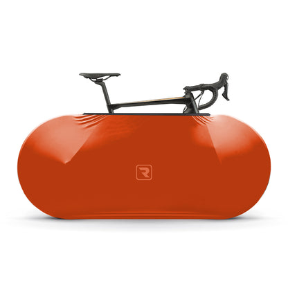 Orange Bicycle Wheels Cover
