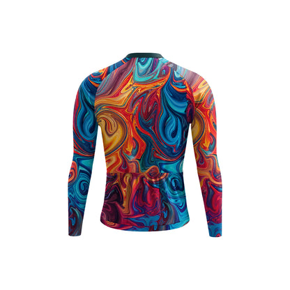 Tenue de cyclisme à manches longues pour homme Liquid Marble