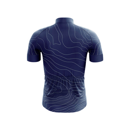 Navy Men's Short Sleeve Cycling Kit