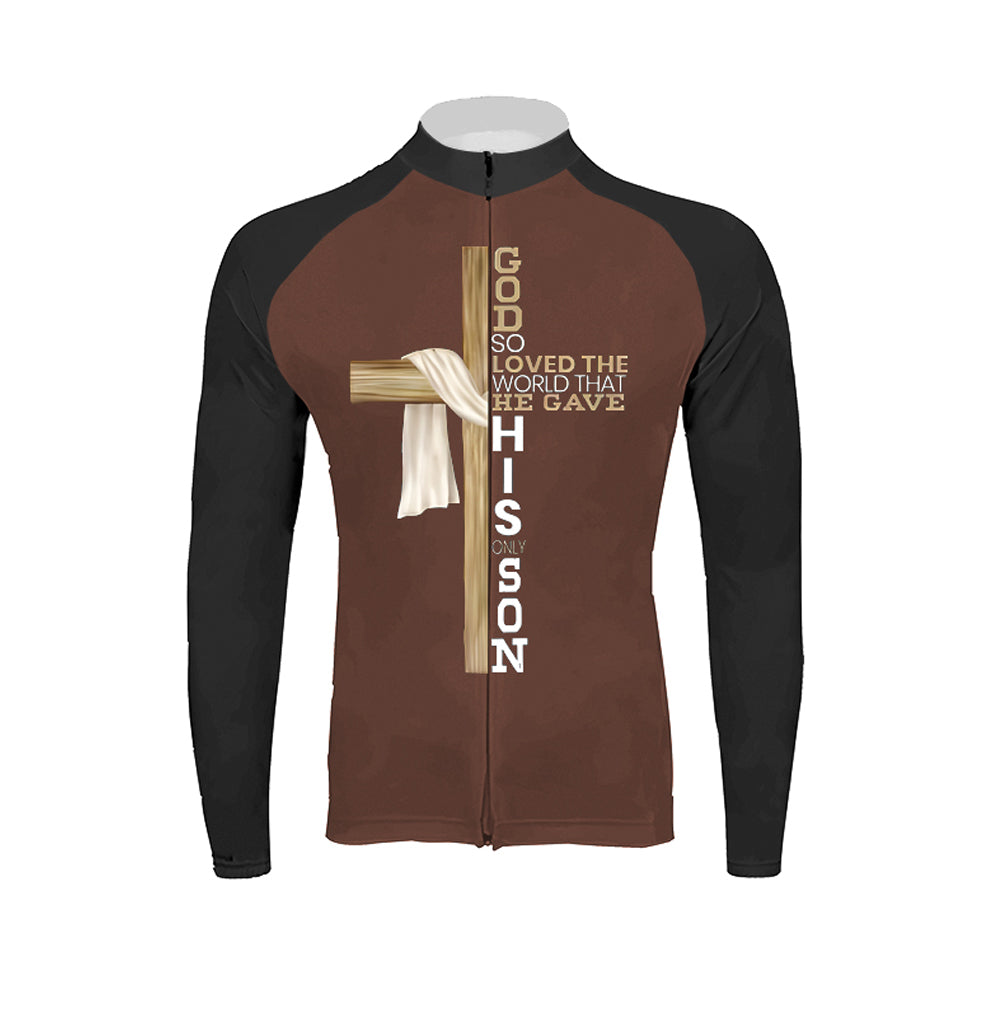 Jesus Cross Men's Long Sleeve Cycling Kit