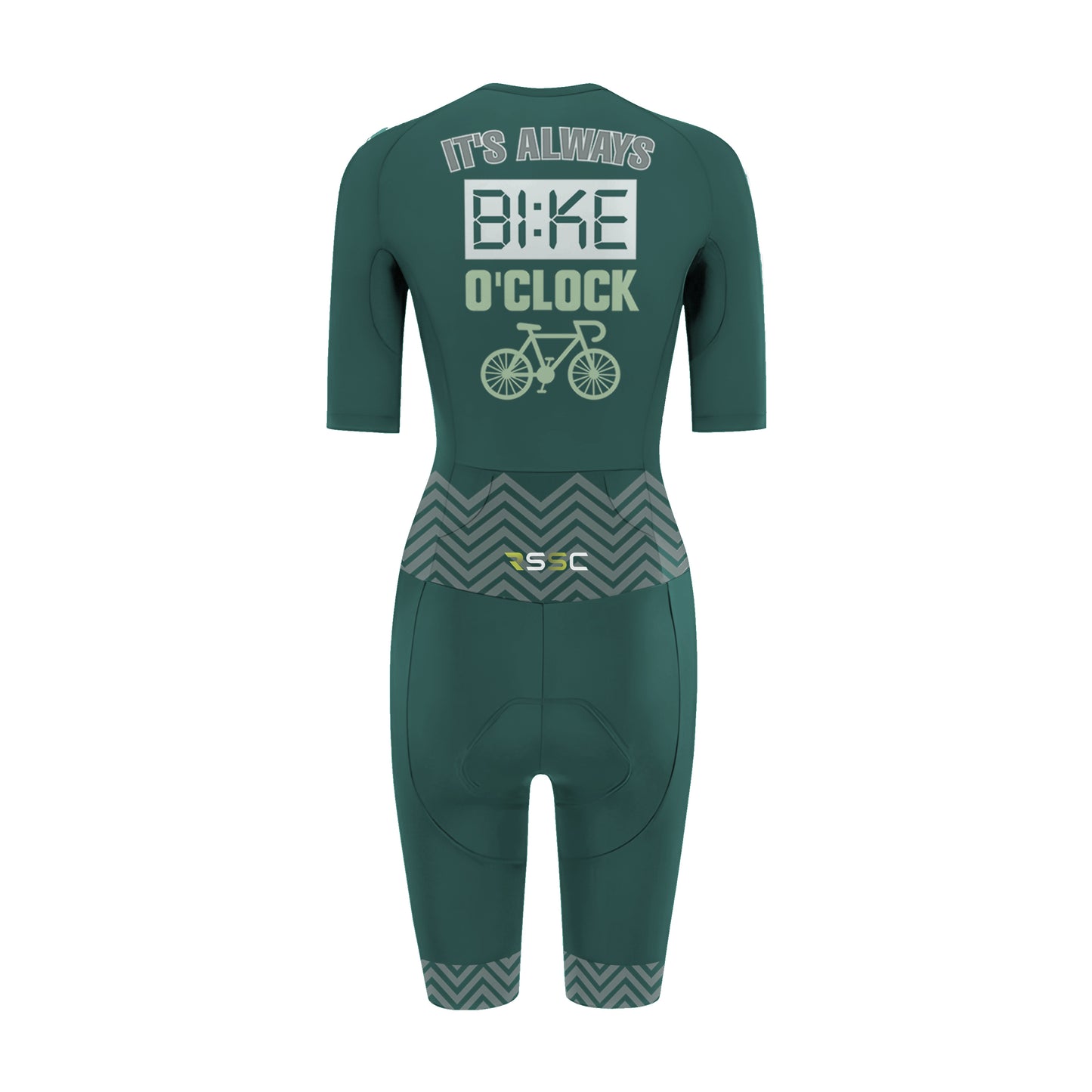 It's Always Bike O'clock Women's Triathlon Suit