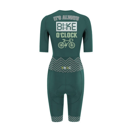 It's Always Bike O'clock Women's Triathlon Suit