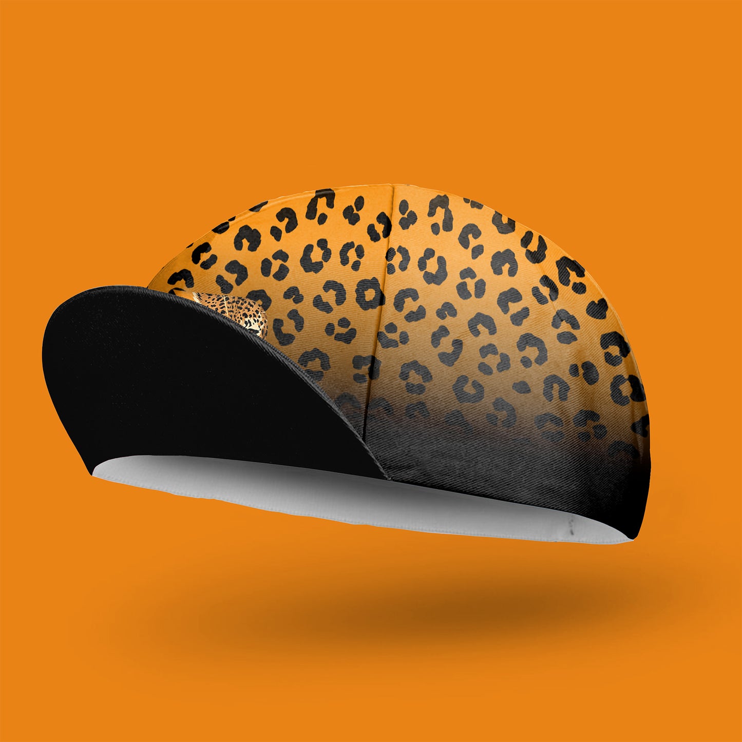 Wild Leopard Gradient Cycling Cap