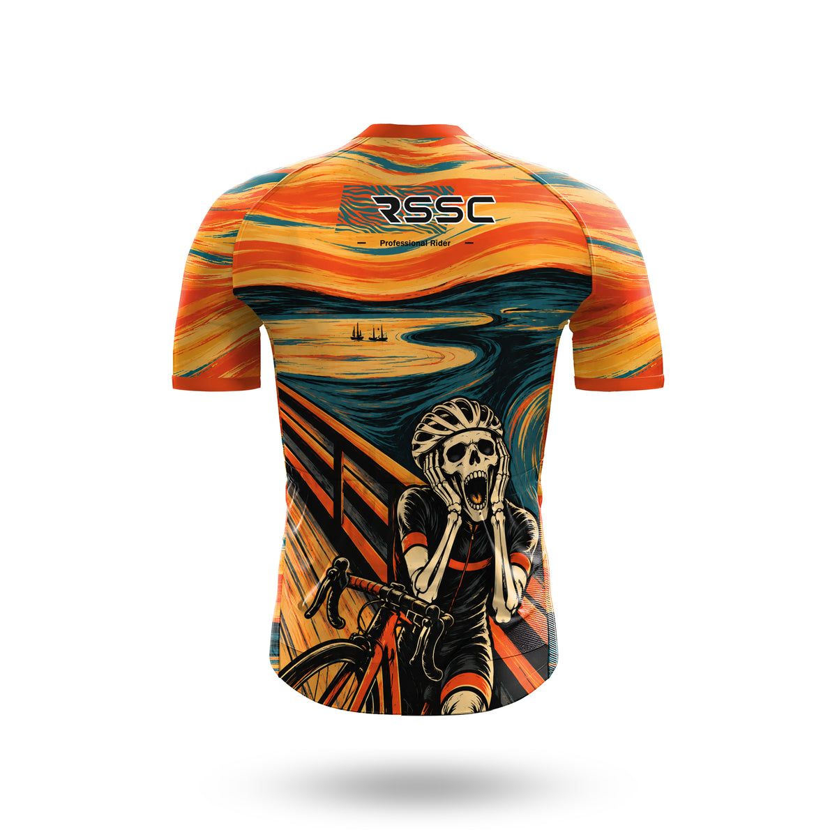 Golden Airds Herren-Radtrikot mit kurzen Ärmeln