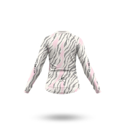 Tenue de cyclisme femme à manches longues Colorful Abstract Movement