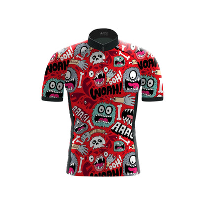 Screaming Graphic Men's Short Sleeve Cycling Kit