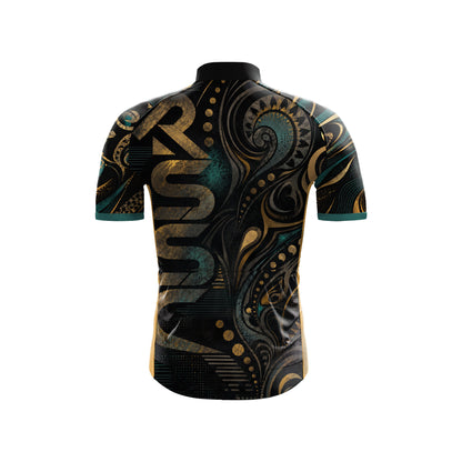 Gilded Vortex Men's Short Sleeve Cycling Kit