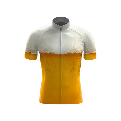 Tenue de cyclisme à manches courtes pour hommes Beer