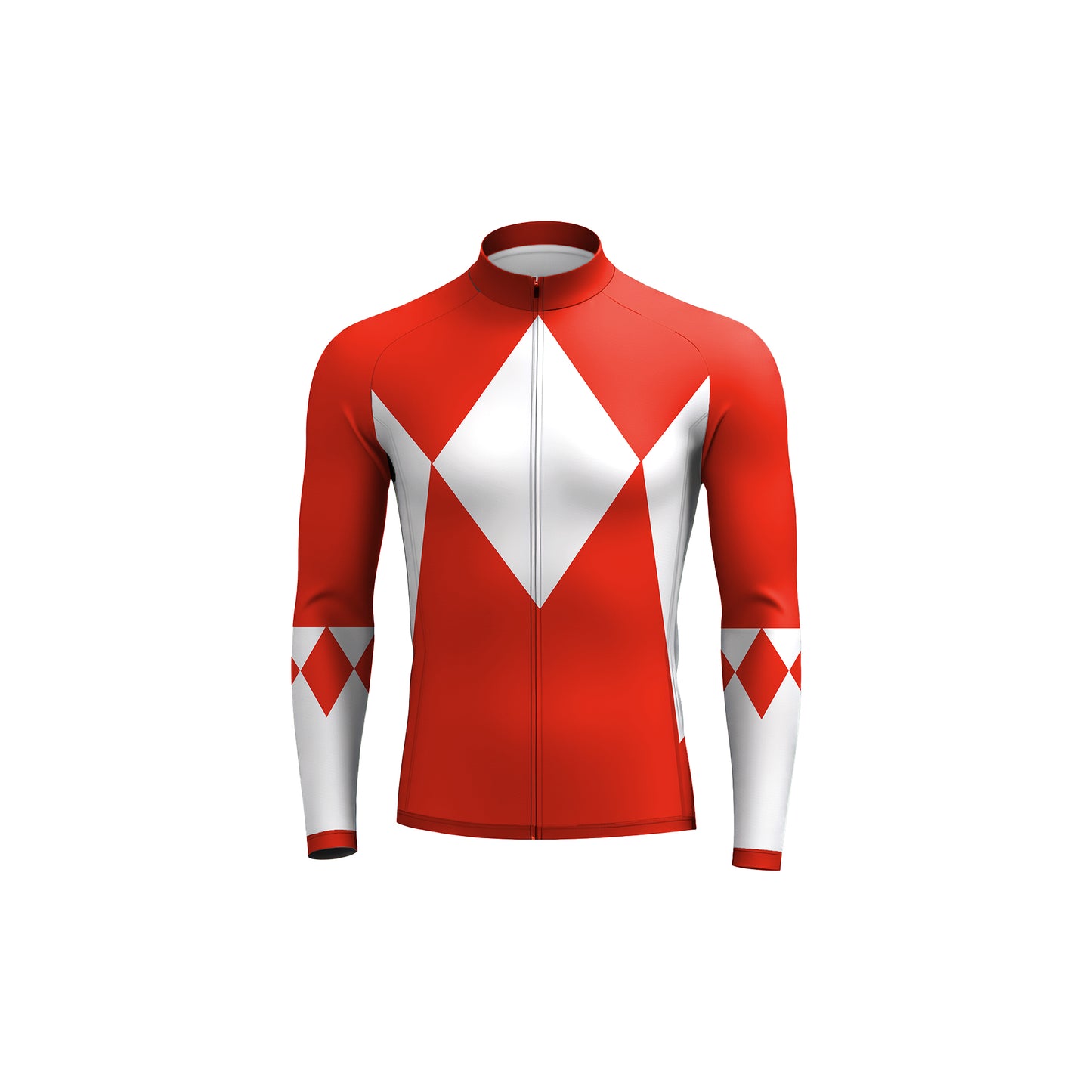 Cycling Rangers Red Men's Long Sleeve Cycling Kit