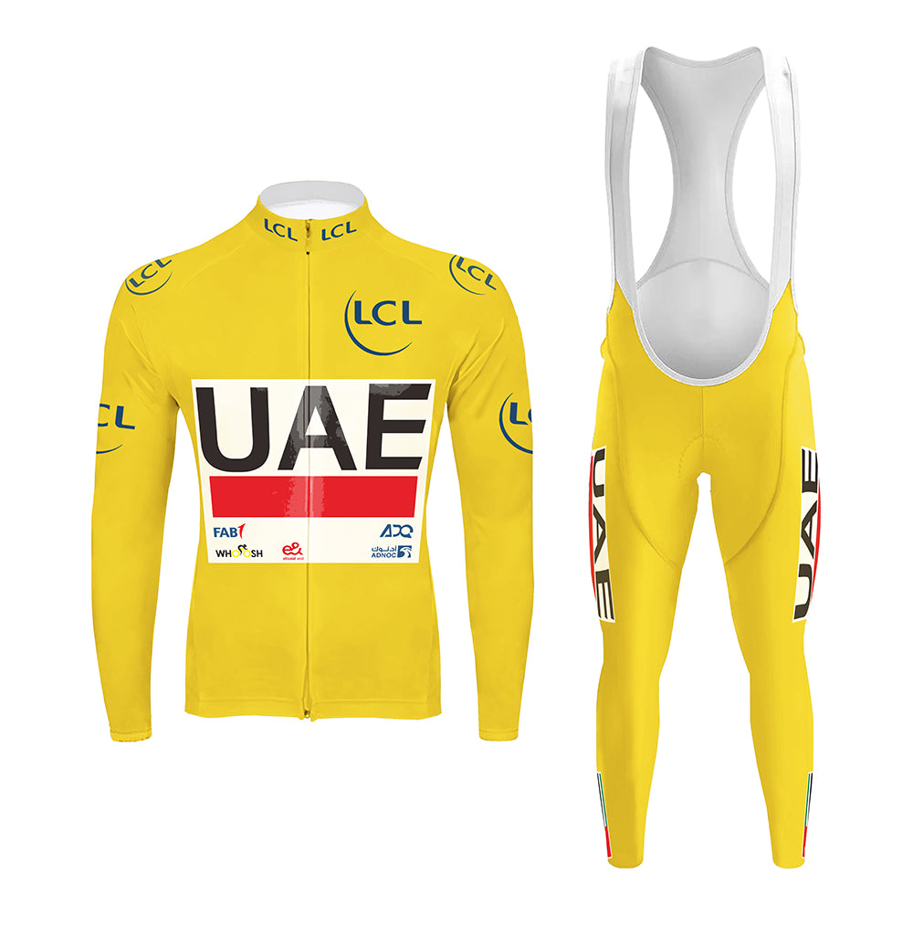 2025 UAE Team Men's Long Sleeve Cycling Kit