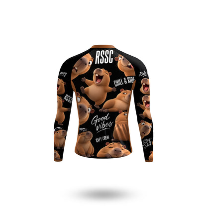Bone Grab Langarm-Radtrikot für Herren