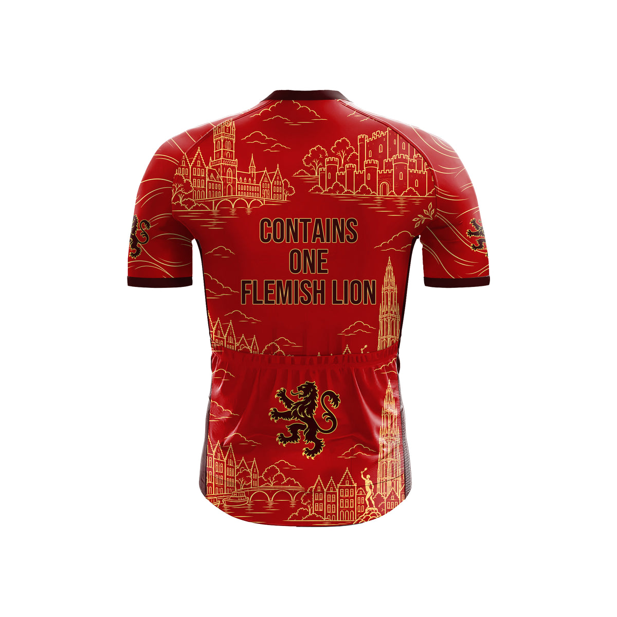 Tenue de cyclisme pour homme à manches courtes « Belgian Surrealismus »