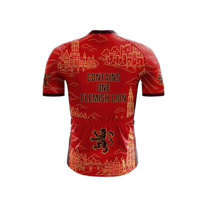 Tenue de cyclisme pour homme à manches courtes « Belgian Surrealismus »
