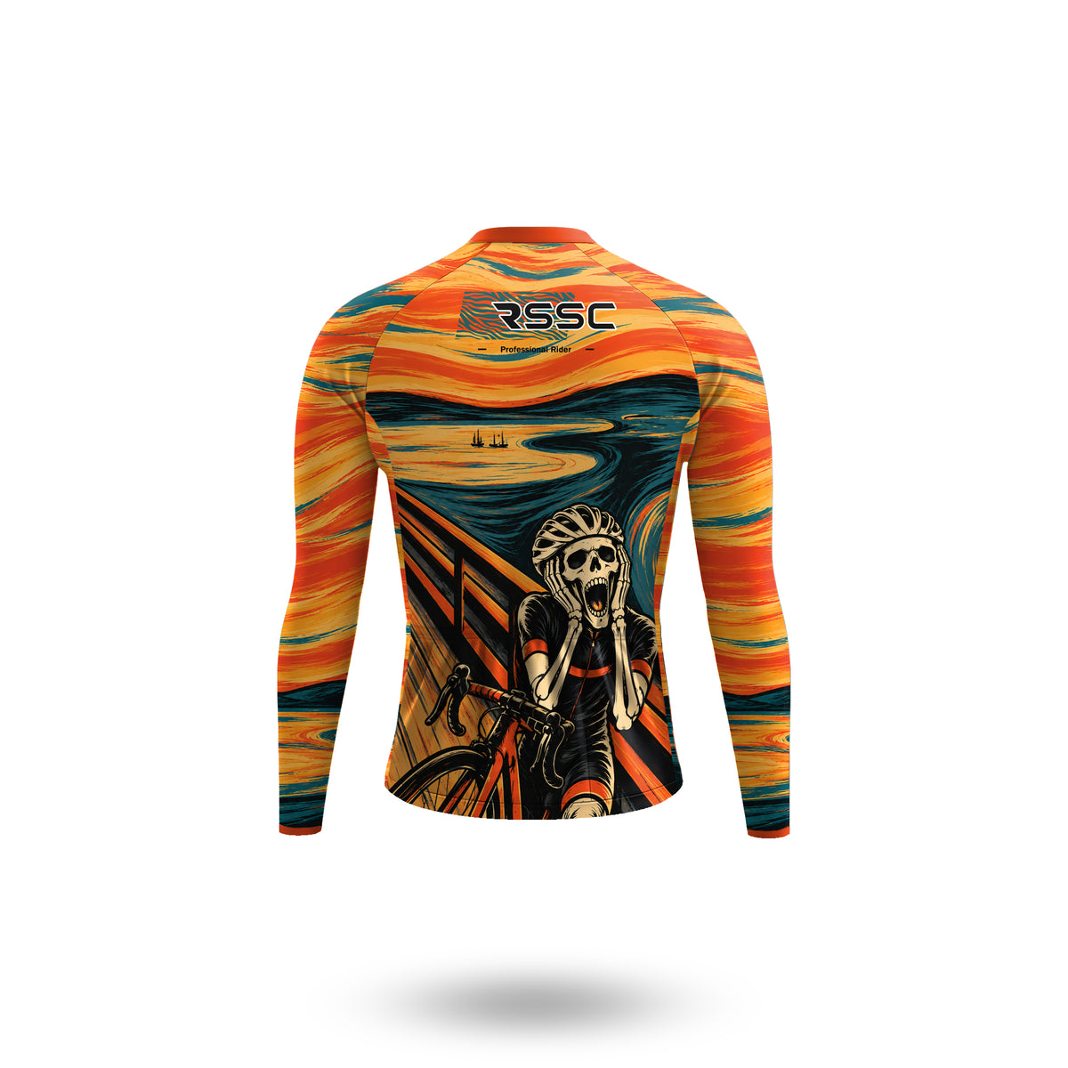Bone Grab Langarm-Radtrikot für Herren