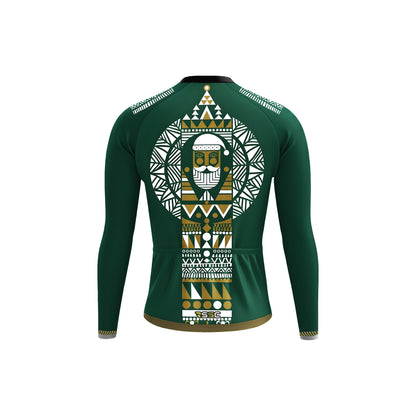 Christmas Totem Men's Long Sleeve Cycling Kit