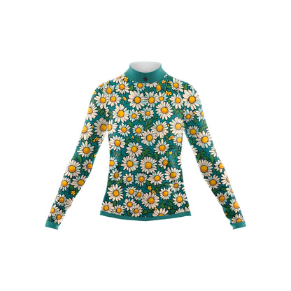 A sea of daisies Women's Long Sleeve Cycling Kit