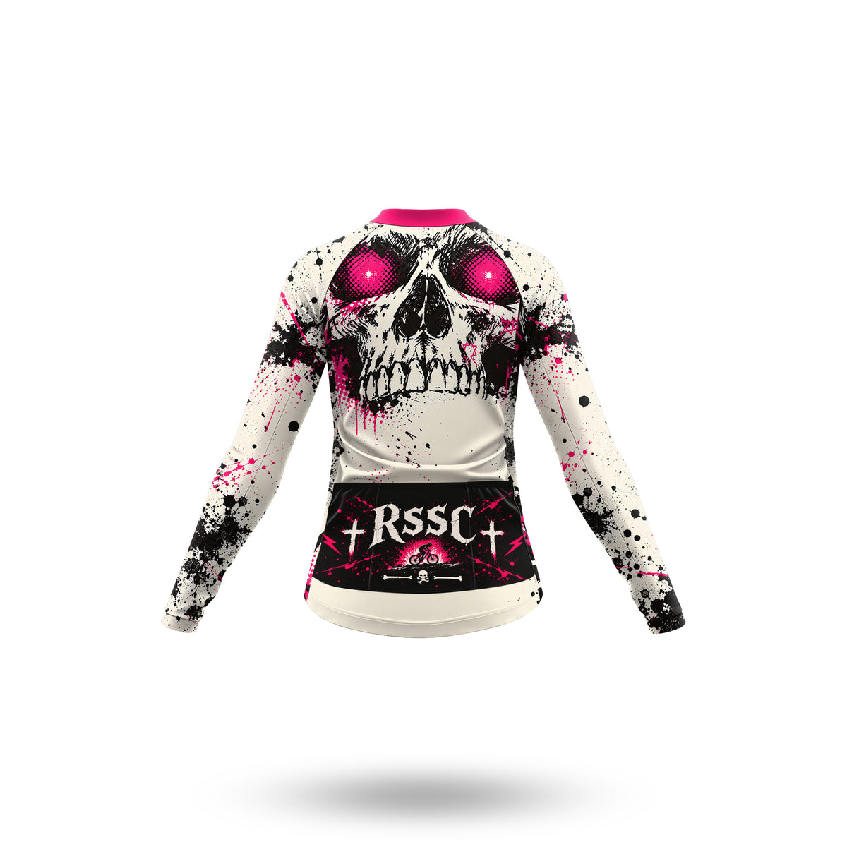 Conjunto ciclista de manga larga para mujer Colorful Abstract Movement