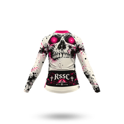 Conjunto ciclista de manga larga para mujer Colorful Abstract Movement