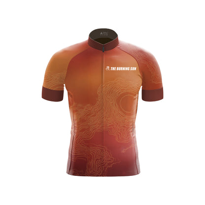 The burning sun Men's Short Sleeve Cycling Kit