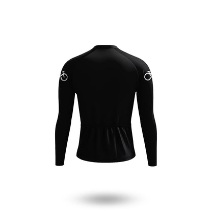 Bike Forever black Men's Long Sleeve Cycling Kit