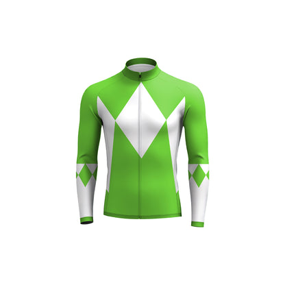 Cycling Rangers Green Men's Long Sleeve Cycling Kit
