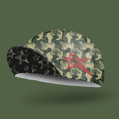 Camouflage Stars Cycling Cap
