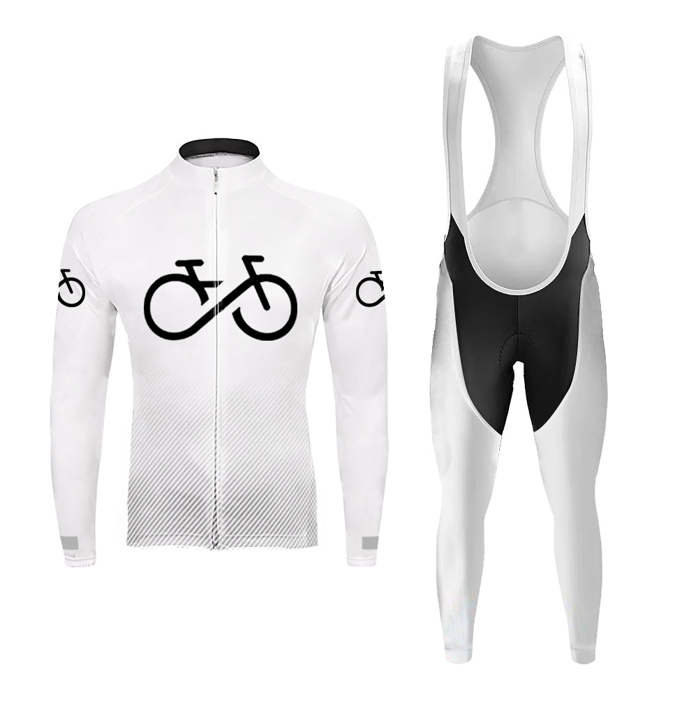 Men's Long Sleeve Cycling Jersey Bike Forever | RSSC Premium Cycling Kit with Moisture Wicking Fabric