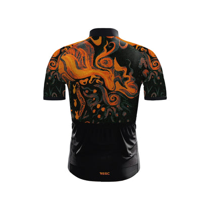 Sun's Embers Men's Short Sleeve Cycling Kit